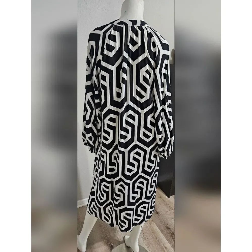 SSYS the label geometric midi dress size S - Picture 9 of 11